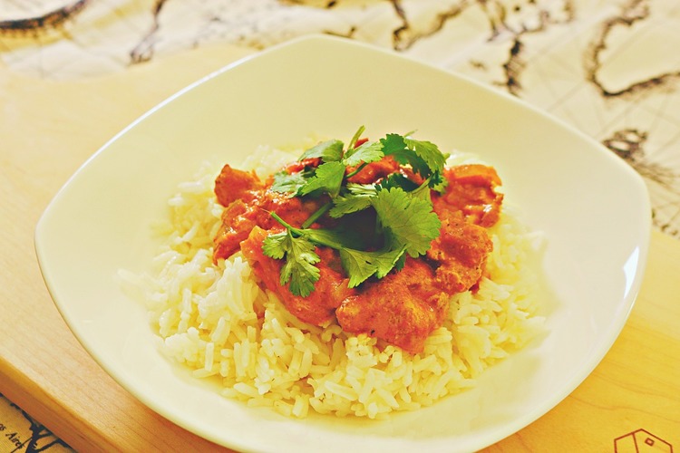 Slow Cooker Chicken Tikka Masala with Rice
