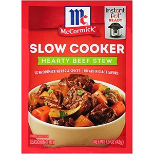 Mccormick Slow Cookers Hearty Beef Stew Seasoning Mix